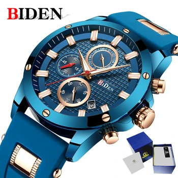 

BIDEN men watches Military Army Sports quartz Watch Top Brand Luxury Fashion Casual waterproof Wrist watch men relogio masculino