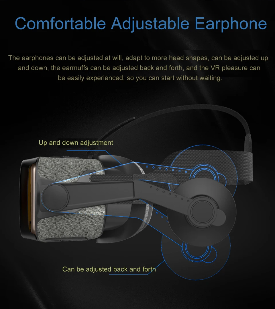 3D очки виртуальной реальности VR очки гарнитура Len Зеркало для samsung Iphone от 4,7 дюймов до 6,0 дюймов Регулировка ТВ телевизионный кинотеатр