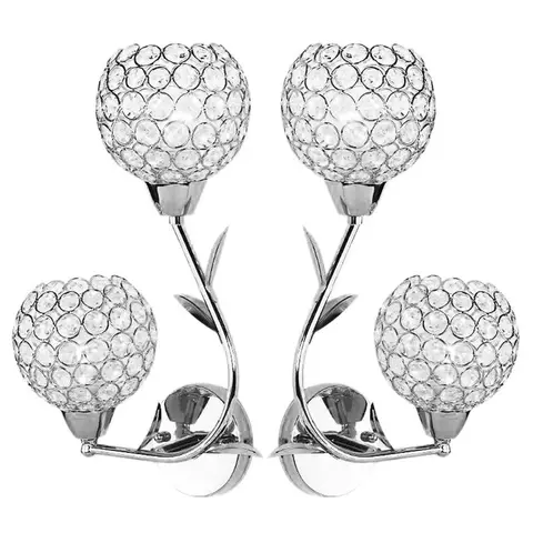 Conduziu a Luz da Parede E27 de Cristal Criativo Arandela Iluminação Decorativa Moderna Lâmpada Parede Ac85-285v
