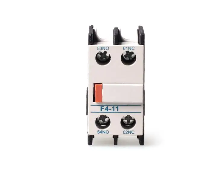 

2pcs Ac contactor CJX2 LC1 auxiliary contact Block F4-11 F4-20 F4-02 2 Poles