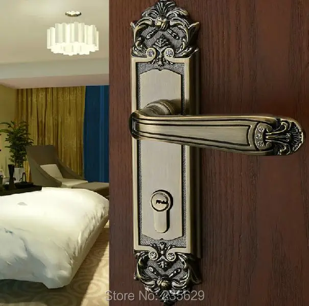Popular Antique Interior Door Locks-Buy Cheap Antique Interior Free Shipping,double bolts mortise lock,European style Exterior&interior handle Door Lock, Antique - Popular Antique Interior Door Locks-Buy Cheap Antique Interior
