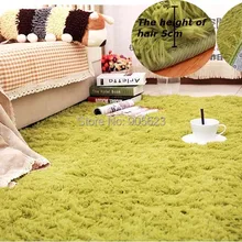 Лохматый ковер с Эко-друг вкус Сгущает мат(850 г на квадратный метр) длина волос 5 см, моющиеся carpets1875