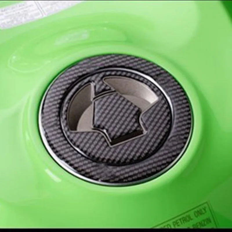 Black Green Petrol Fuel Gas Tank Pad Protector Adhesive Kawasaki Ninjai Tankpad