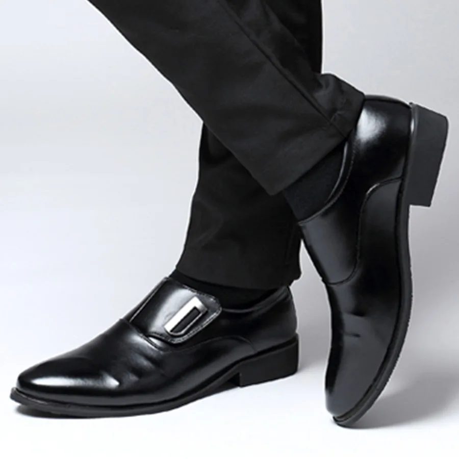 Роскошная брендовая мужская обувь английский тренд кожаная обувь для отдыха дышащая мужская обувь мужские лоферы плоская подошва Большие размеры ghn6