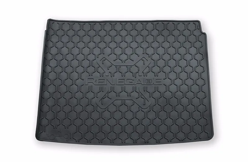 Sansour 3D карго багажник Органайзер поднос коврик слякоть пол матовое покрытие коврики ковер резина Синтетическая кожа для Jeep Renegade up
