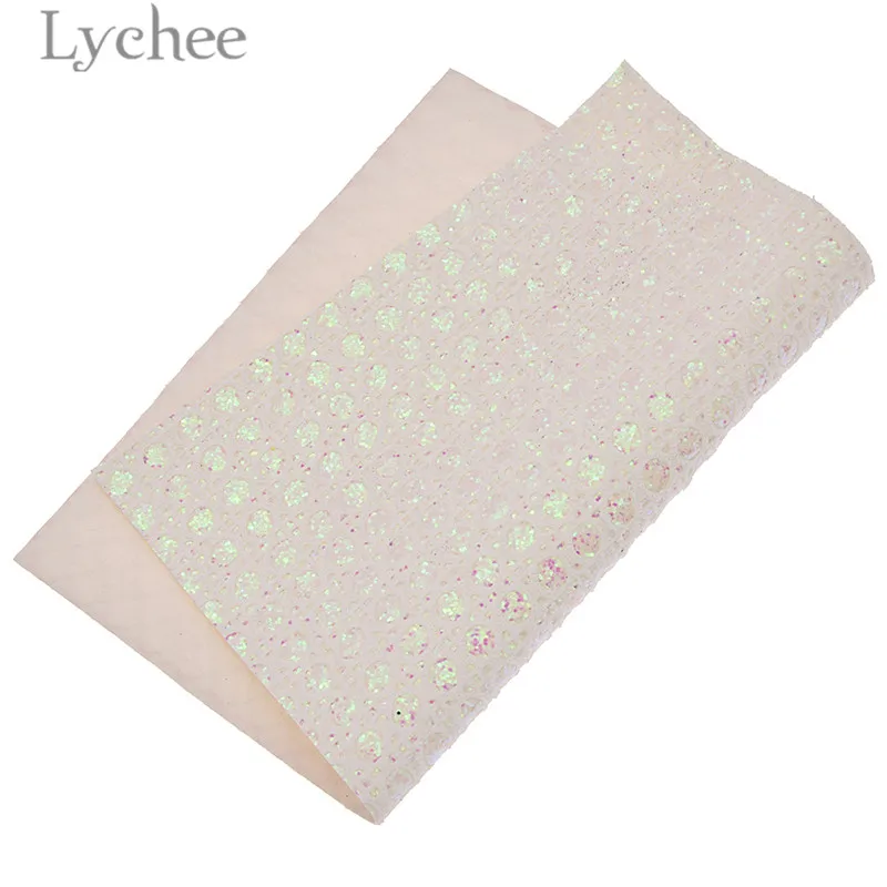 Lychee 1 шт. A4 Блестящий горошек искусственная кожа PU Ткань Высокое качество