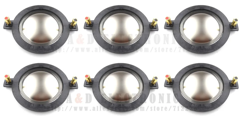 

6pcs 72.2 72.5 mm Treble Voice Coil Speakers 72 core Titanium Film Tweeter Ring Voice Diaphragm Speaker Accessories DIY