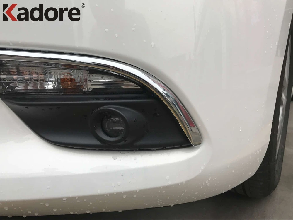 Для Mazda 3 M3 Axela 2017 2018 ABS Хром Передняя противотуманная фара для бровей полоски