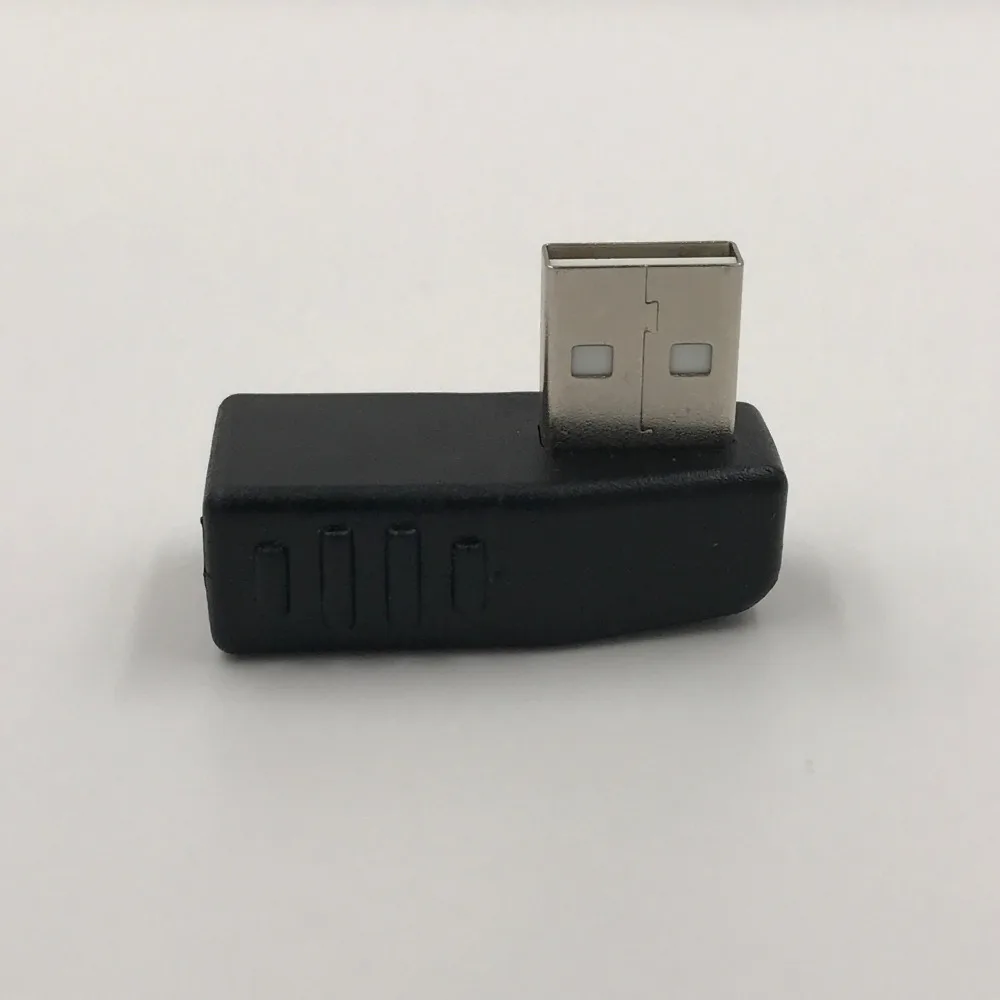 USB вертикальный соединитель USB 2,0 Мужской к женскому адаптеру вертикальный конвертер 90 градусов удлинитель для ПК ноутбука 1 шт