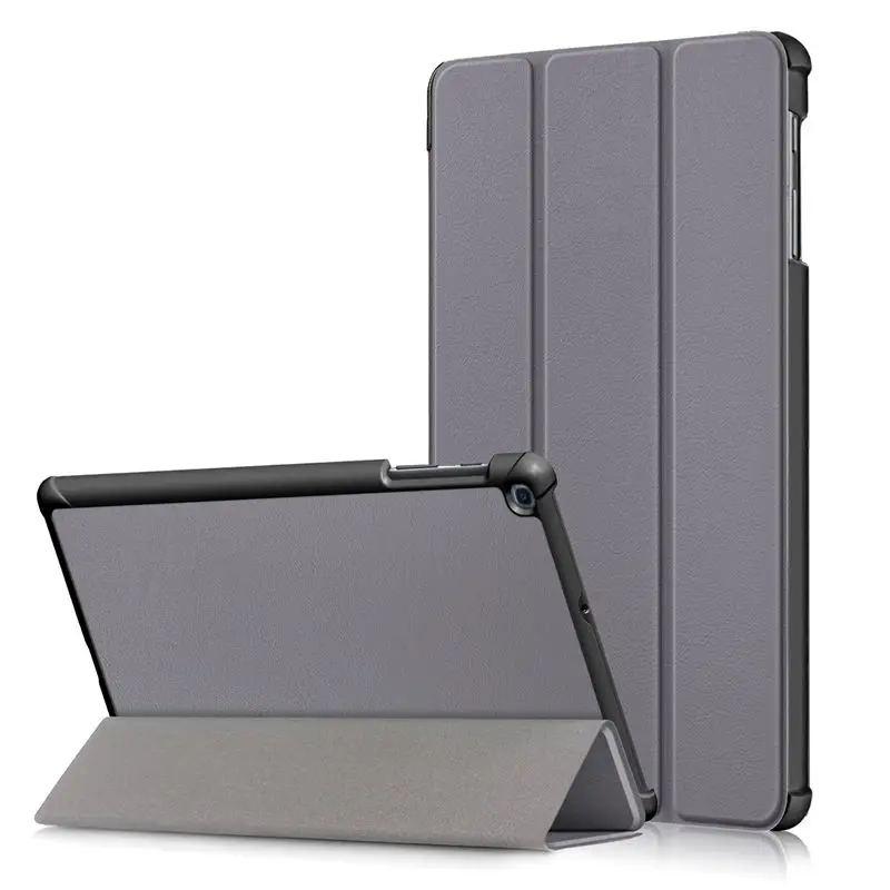 Чехол для samsung Galaxy Tab A 10,1 T510 T515 SM-T510 SM-T515, тонкий магнитный складной чехол-подставка из искусственной кожи+ подарок