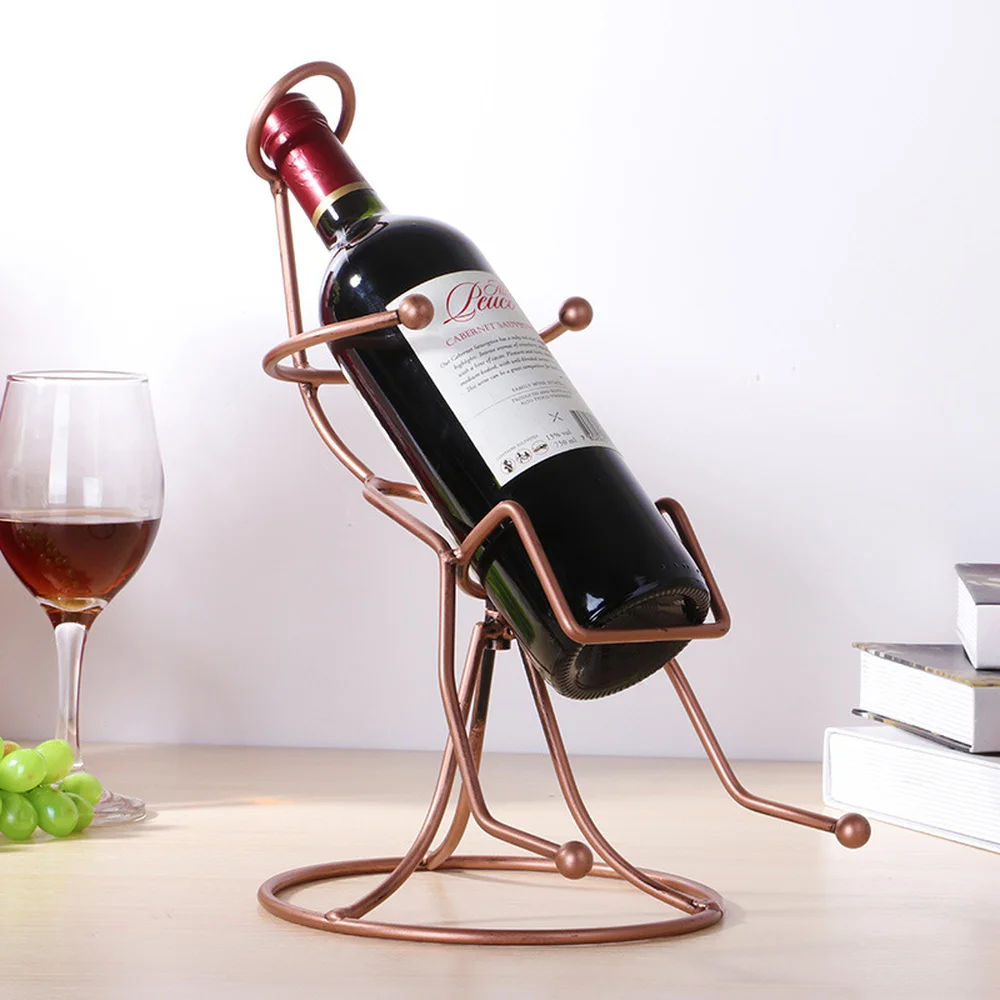 1 Pcs European Harvest Wine Bar Wrought Iron Rack Wine Bar Wrought Iron Rack