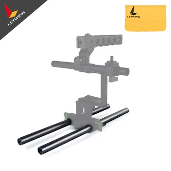 

Clearance!!! 2pcs/pair Lanparte Lpt CFR-350 350mm 15mm Diameter Carbon Fiber Rod Rails for DSLR Rig 5D2 7D 60D 5DII High Quality