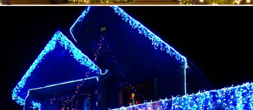 JULELYS 2x1 М 104 лампы светодиодные занавески Рождественская гирлянда Уличные светодиодные фонари украшения для Свадебный на день рождения праздничный Вечерние
