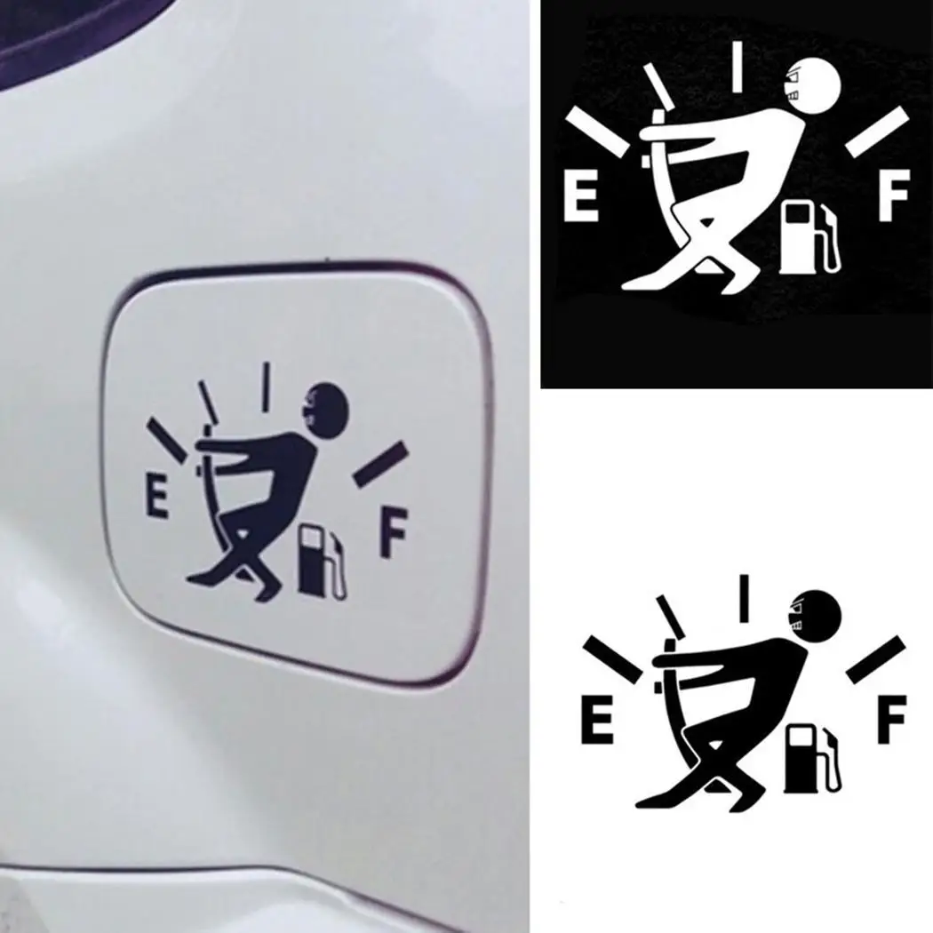

Personalized Little People Fueling Oil Gauge Car Sticker for nissan march volkswagen gol golf mk4 suzuki vw polo golf honda