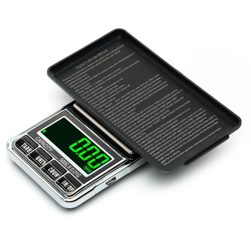 Mini Portable Electronic Jewelry Scales 0.01g digital pocket scale for