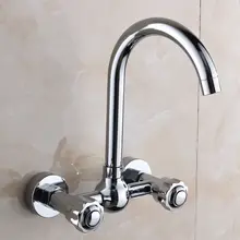 Кухонные смесители водопроводные современные кухонные краны Универсальный умывальник с двумя ручками Смеситель кран, torneira Cozinha