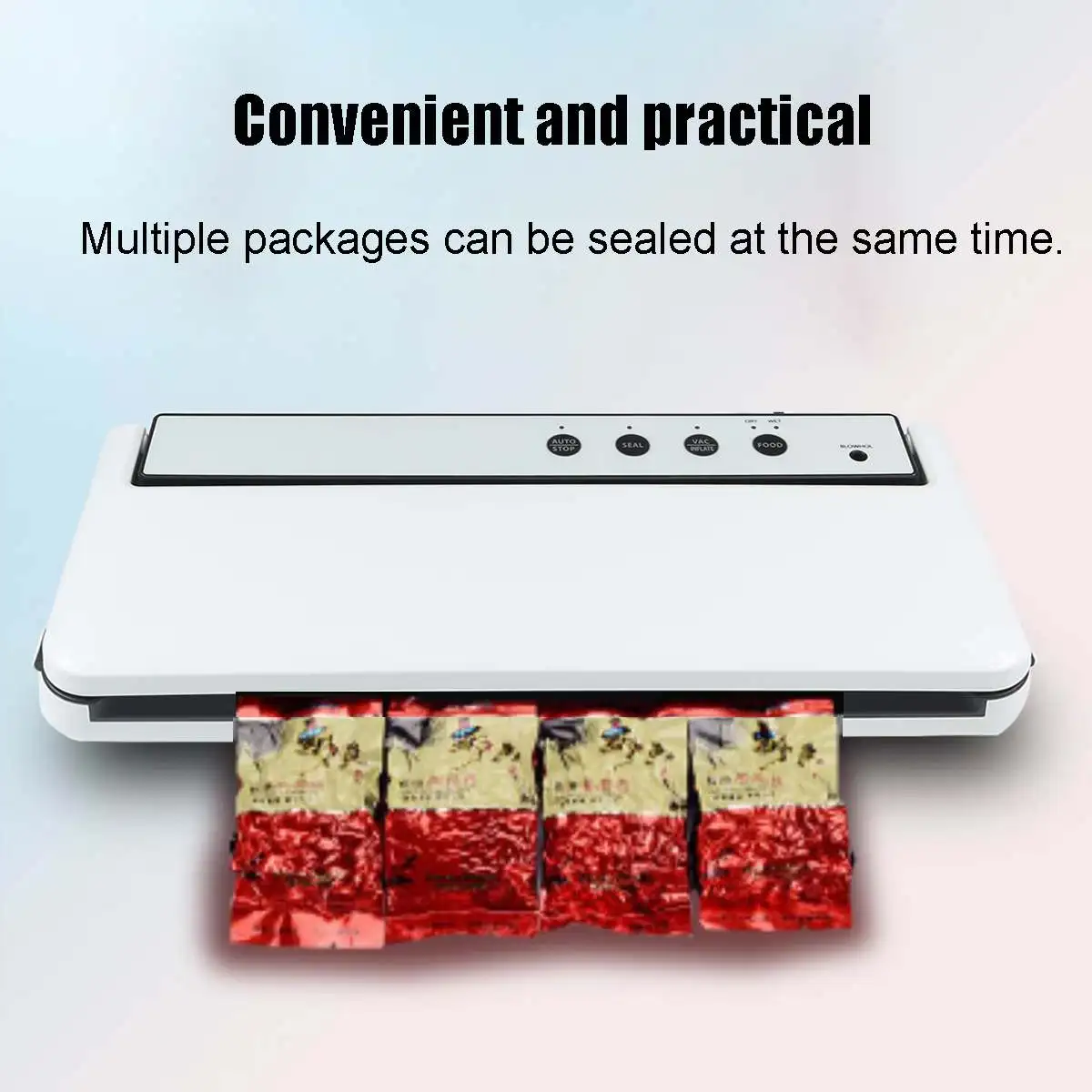  120W Automatic Vacuum Food Sealers Electric Vacuum Sealing Machine with 10pcs Bags Packer Sealing V - 33045646397
