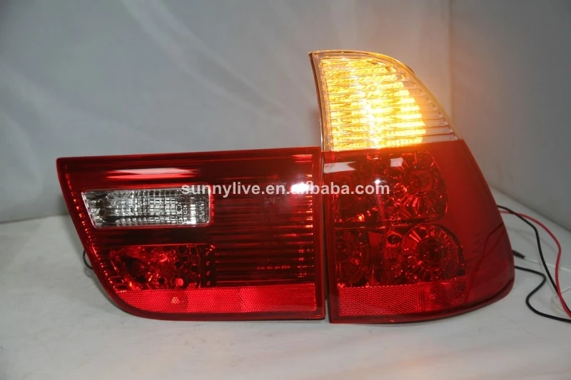 Для BMW X5 E53 светодиодный фонарь светильник 1998-2006 красного и белого цвета