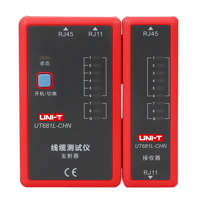UNI-T UT681L кабельный тестер Индикатор детектор метр светодиодный дисплей Новое поступление UT681L