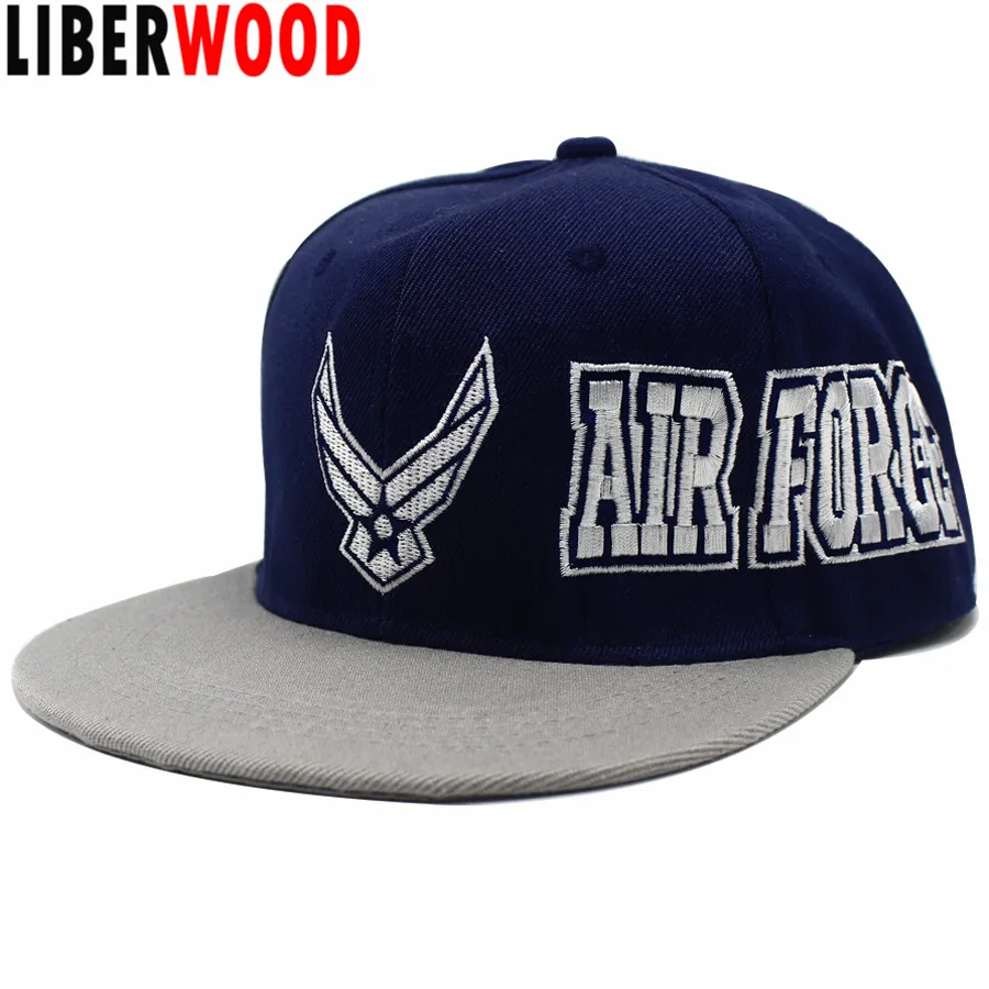 LIBERWOOD вышитая американская военно воздушная темно синяя кепка USAF тактическая