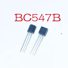 100 шт. BC547 BC547B биполярный транзистор 45V 0.1A TO-92 посылка
