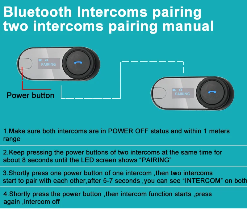 2 шт./лот мотоциклетный Bluetooth Шлем Интерком BT Casco гарнитура мото Bluetooth интеркомуникатор беспроводной интерком TCOM-SC