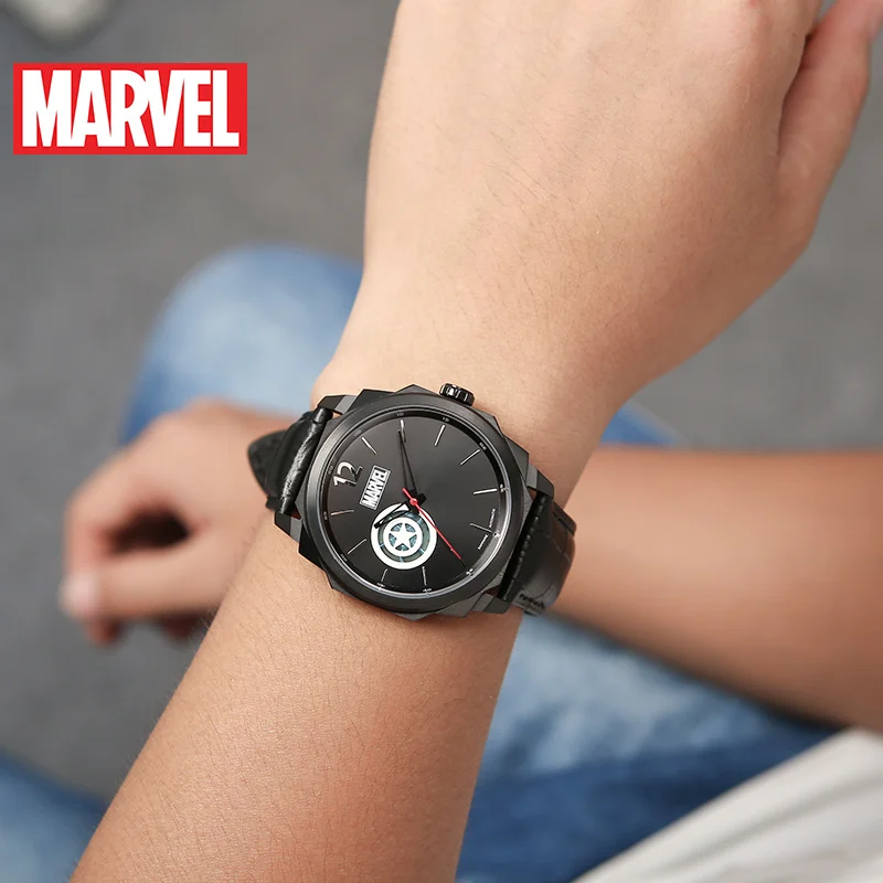 Disney официальный оригинальный Marvel Капитан Америка автоматические часы