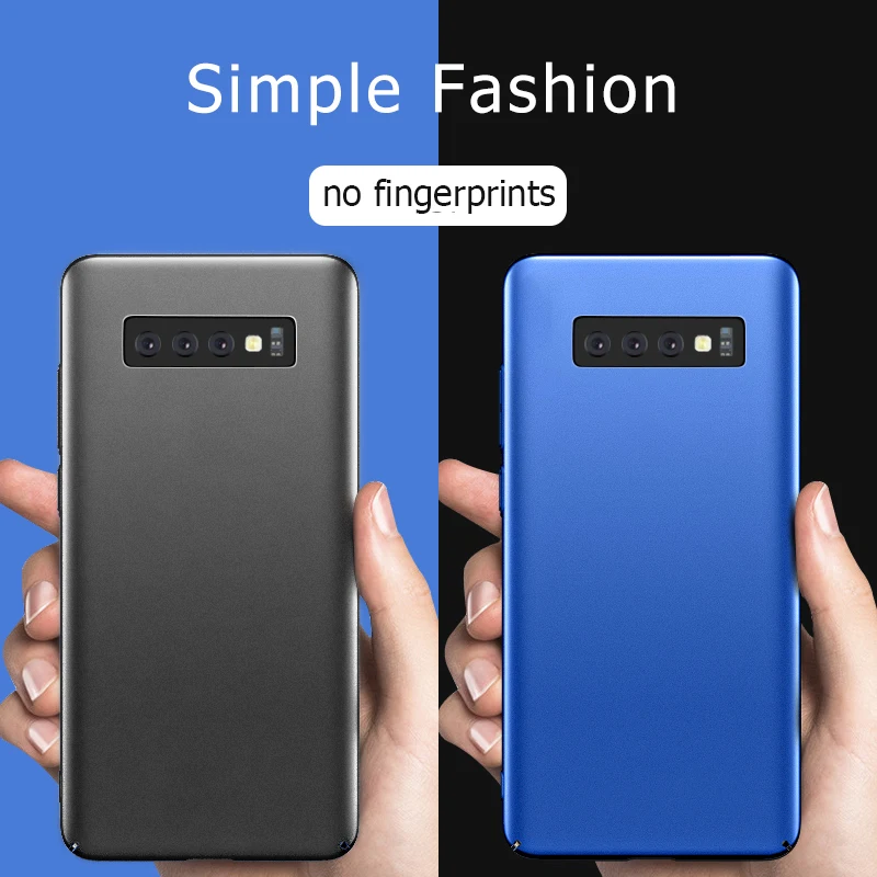 

For Samsung Galaxy S10 Plus Case Global Version Slim Matte PC Hard Back Cover For Samsung Galaxy S10 S10E Phone Cases