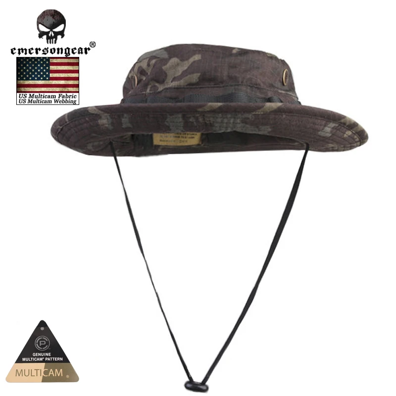 

EmersonGear Outdoor Climbing Hunting Caps MILITARY Tactical Boonie Hat Multicam Black Bucket Hats EM8729