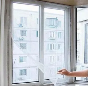 

Hot Selling DIY Insect Fly Mosquito Window Net Mesh Screen Curtains Protector Flyscreen