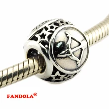 DIY Подходит для Pandora Браслеты Стрелец звезда знак бусины стерлингового серебра 925 ювелирные изделия подвески для женщин
