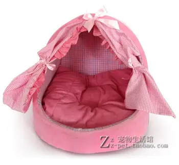 

New arrival dogs cats autumn winter house doggy warm soft kennels products puppy lovely beds supplies pet dog cat nest 1pcs