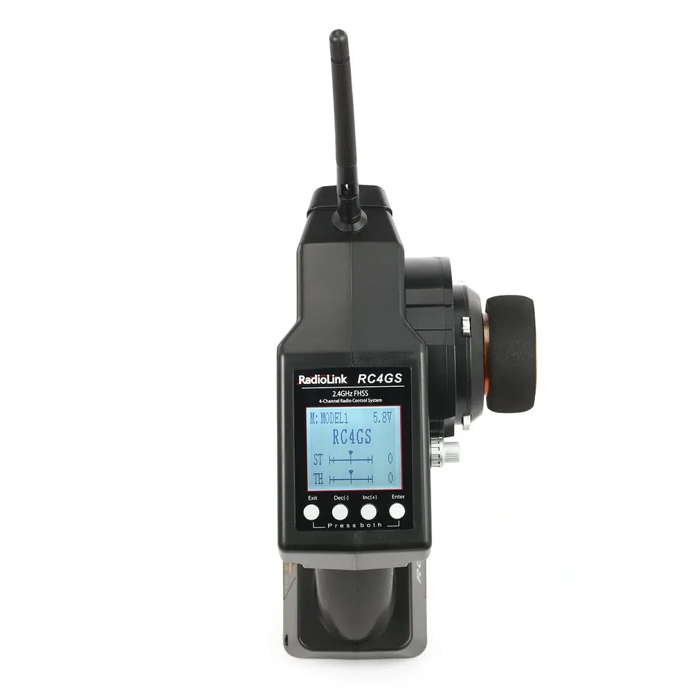 Пульт дистанционного управления Radio RC4GS 2 4G 4CH 400 M передатчик + гироскоп R6Fg
