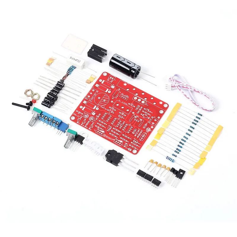 Блок питания DIY Kit AC-DC Регулируемый DC Регулируемый источник питания CVCC AC 15-24 В к DC 0-30 в 2mA-3A Регулируемый блок питания