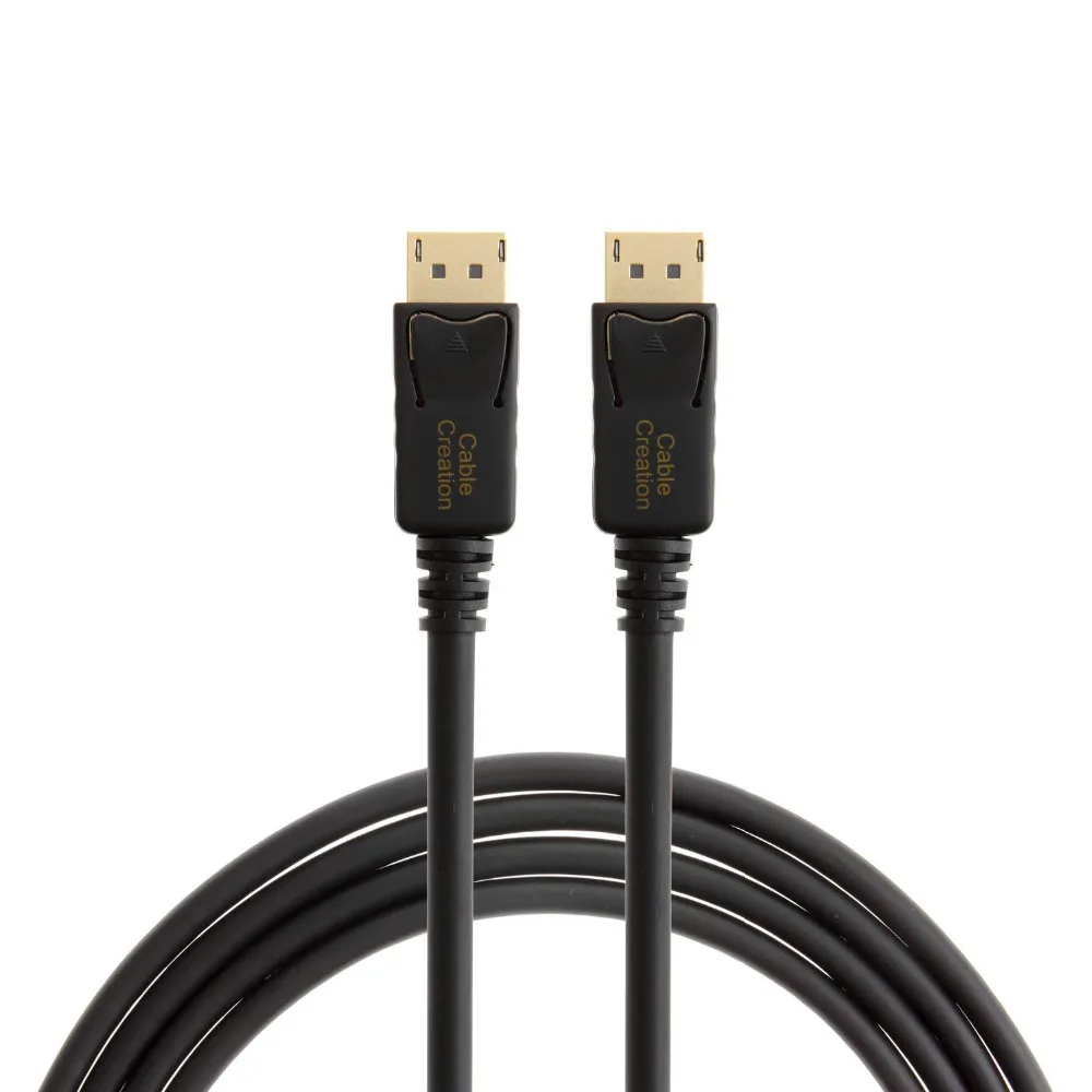 

DisplayPort to DisplayPort Cable 6FT, CableCreation Gold Plated DP to DP Cord Support 4K Resolution and HDR, 1.83M / Black