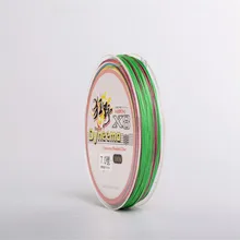 Новые плетеные Рыбалка Line 8 нити море разноцветные Рыбалка линия сильные pe плетенка Карп для Рыбалка 100 м линии рыбалка Шестерни