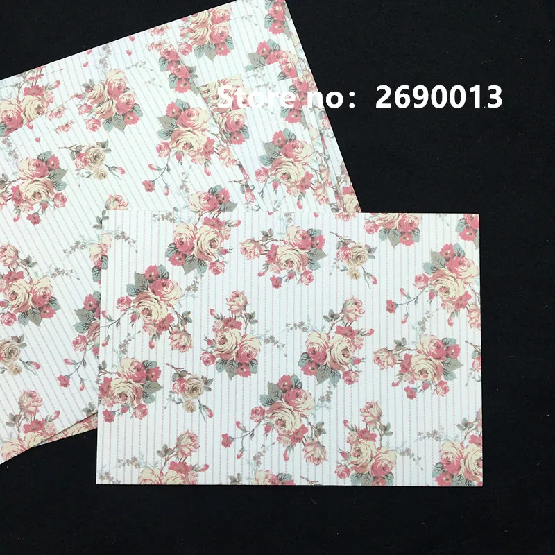 

30ocs/lot 17.5x12.5cm Hot Creative Beautiful flower Simple & Retro Design Envelope Postcard Letter Paper gift bags