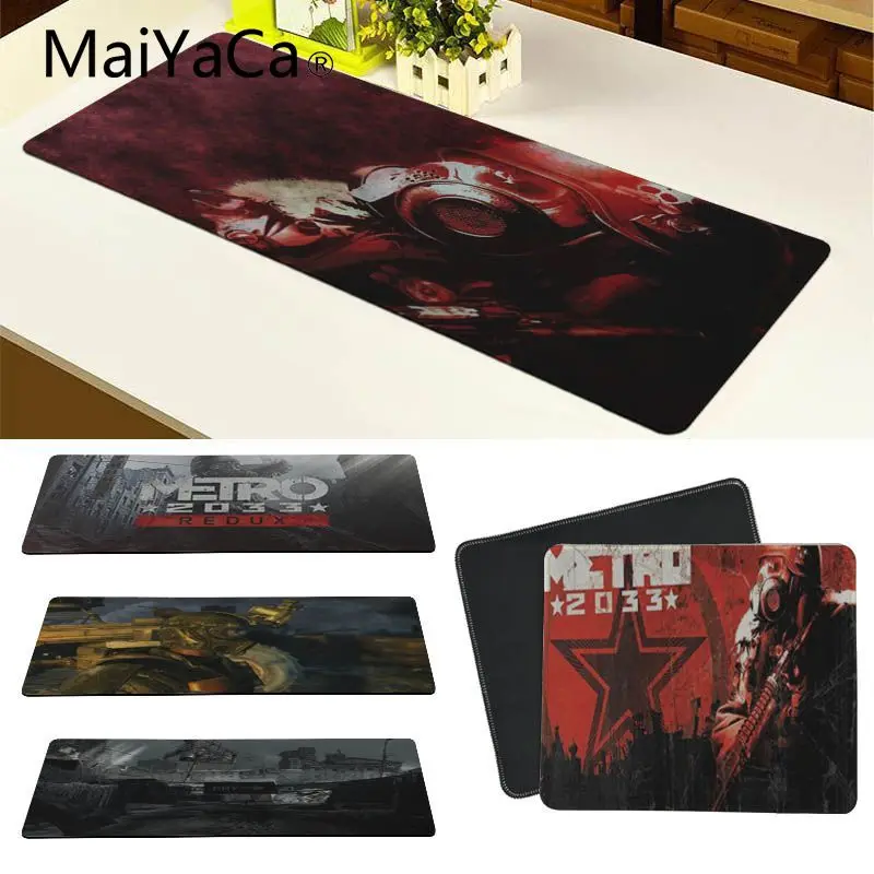 

MaiYaCa New Design Metro 2033 Cinematic Durable Rubber Mouse Mat Pad Locking Edge Mousepad Mat Keyboard Mat Table Pad