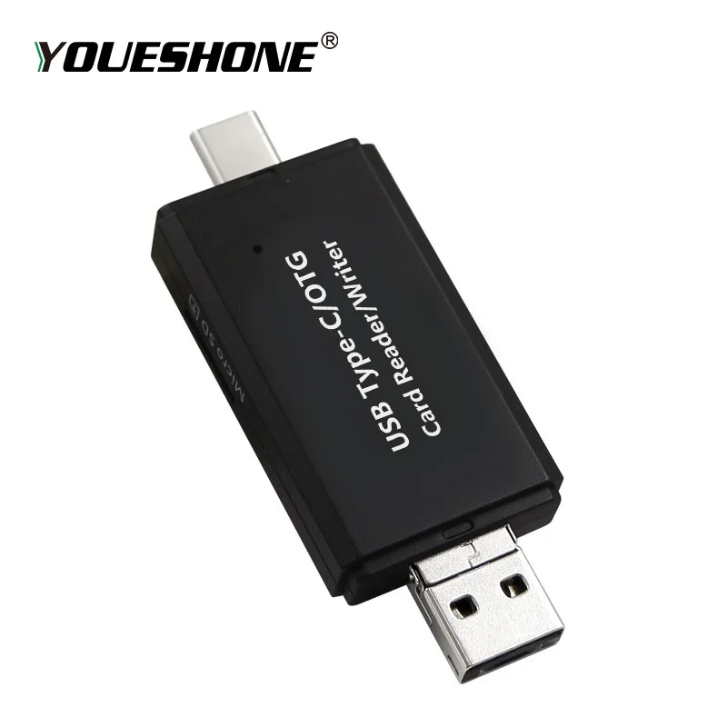 Micro SD кард-ридер высокоскоростной адаптер 3 в 1 USB/type c/otg tf адаптер usb 2,0 usb адаптер устройство для чтения Micro-SD карт