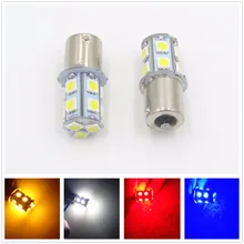 2 шт. белый красный 1156 BA15S P21W колесах Camper Трейлер 13 SMD светодио дный 1141 1003 Внутреннее освещение сигнальные лампы Хвост лампа Янтарь 12 В 24 В