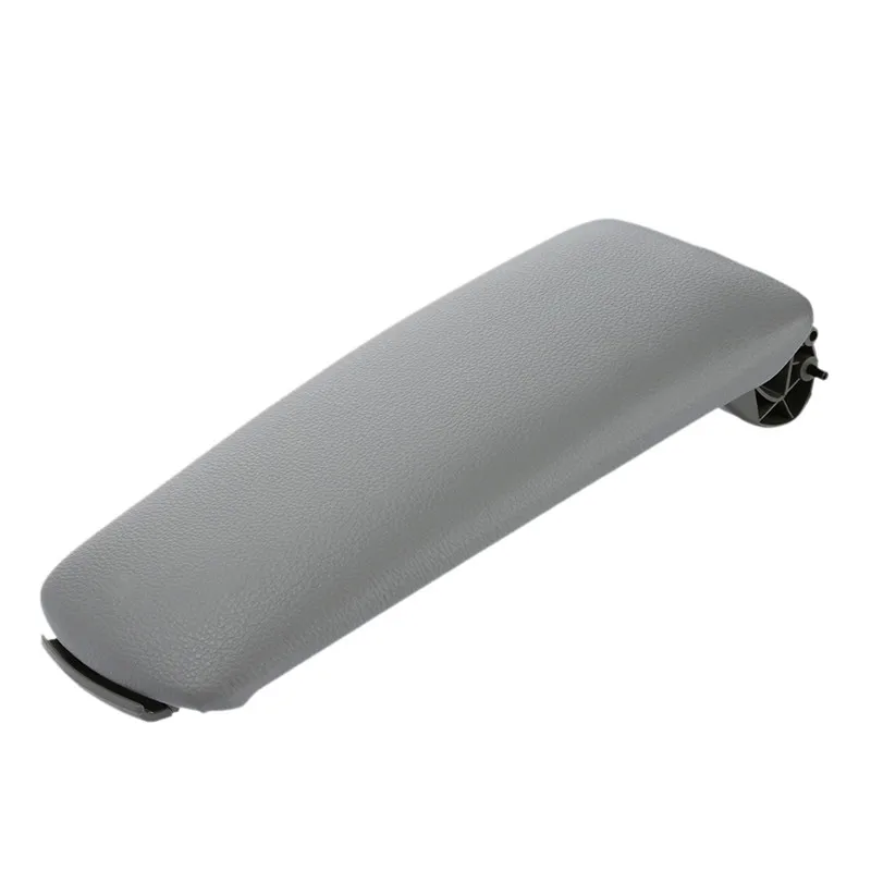 

Automobiles Car Vehicle Center Console Armrest Lip Cover Black Leather Cap for Audi A4 B6 B7 02-07 Car-styling Accessories