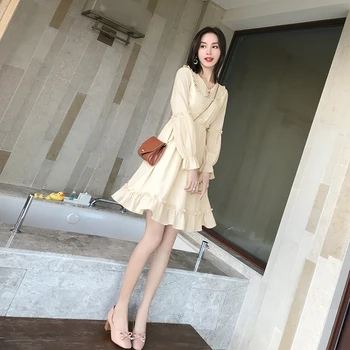 

Sexy Women Lace Sleeveless Elegant Dress Cocktail Party Chiffon Pleated Solid Short Dress Sprig Summer 2019 Vestido XL 5Zc029F