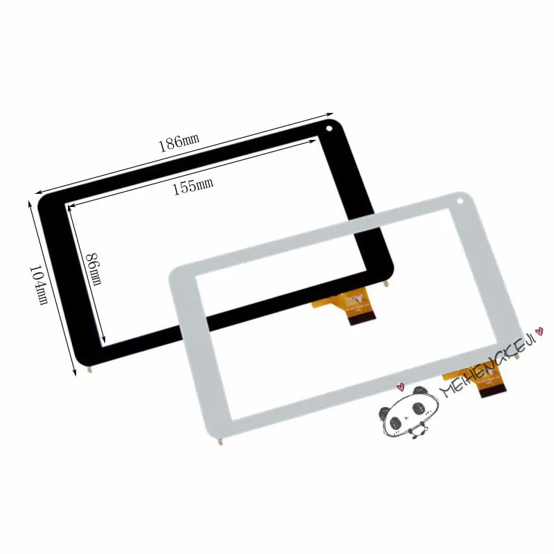 7/" Touch Screen HS1275 V106pg Glass Panel Digitizer for Tablet PC MID Black