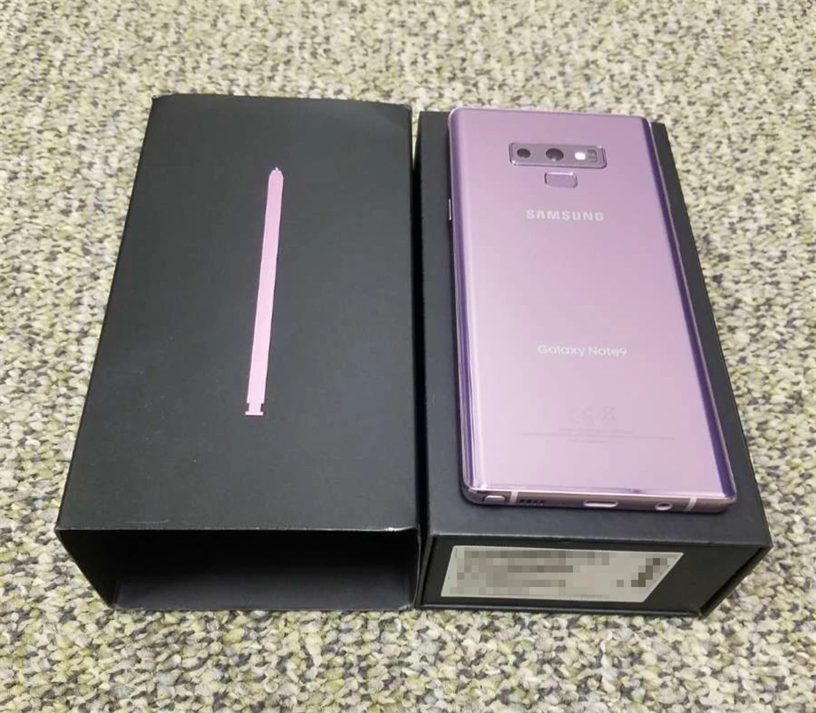 Samsung Galaxy Note9 Note 9 N960U, разблокированный мобильный телефон Snapdragon 845, четыре ядра, 6,4 дюймов, двойной 12 МП ram, 6 ГБ rom, 128 ГБ NFC