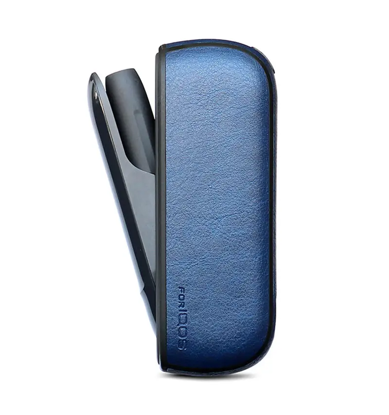Цветной чехол для IQOS 3,0, держатель, кошелек, сумка, защитный чехол, чехол для электронной сигареты, чехол для IQOS 3, чехол для переноски - Цвет: Синий