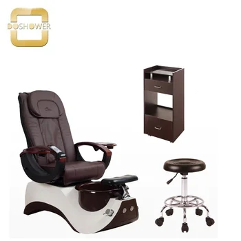 

Doshower foot massage spa chair with pedicure chair of manicure table and salon stool