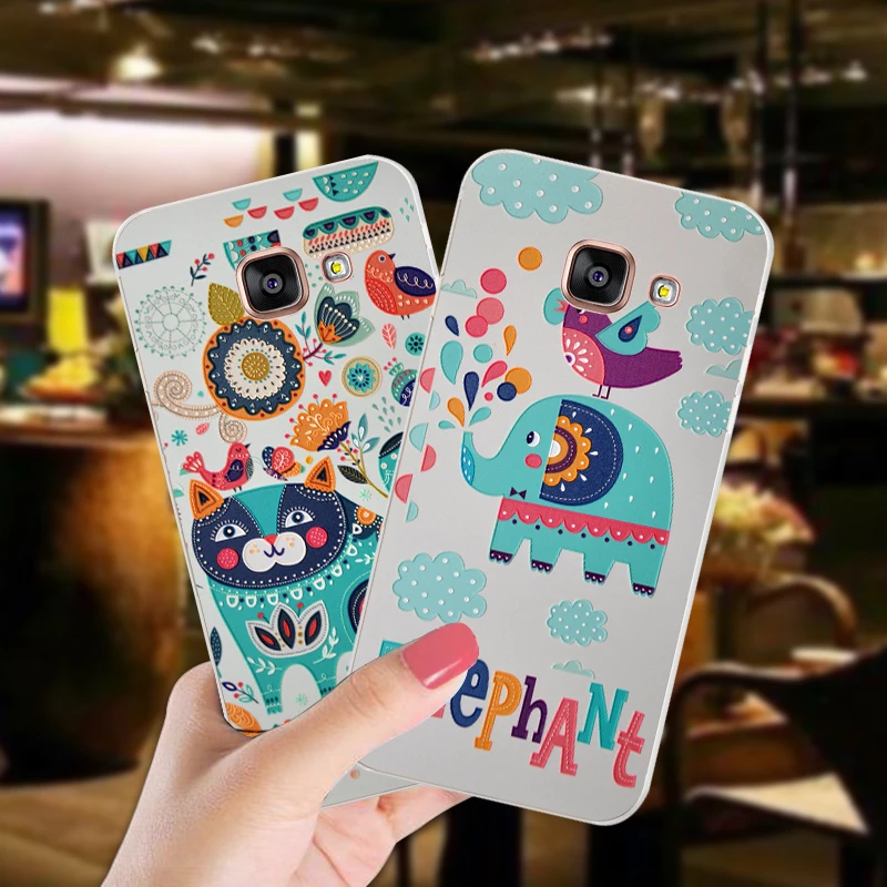 

Cute Animal Soft Silicone Case For Samsung galaxy A5 2016 Anti-knock 360 Full Protection TPU Cover For Samsung A5 2017 2018 Case