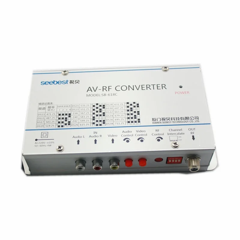 

AV-RF AV go to RF converter Audio Video Converter AV To RF Modulator