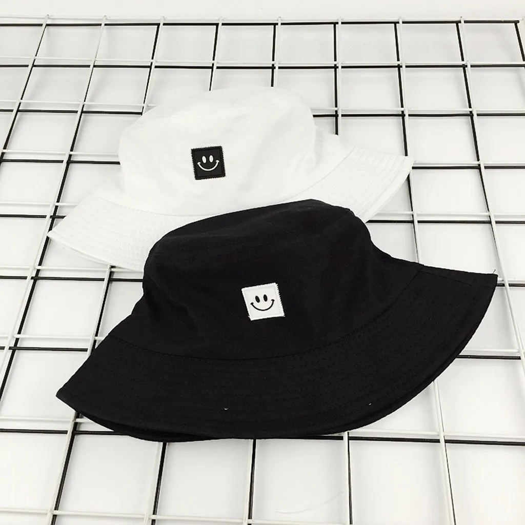 Черная шляпа с принтом для женщин и мужчин, шляпа для рыбалки, Солнцезащитная летняя Солнцезащитная Панамы, двусторонняя Кепка в стиле хип-хоп#0607