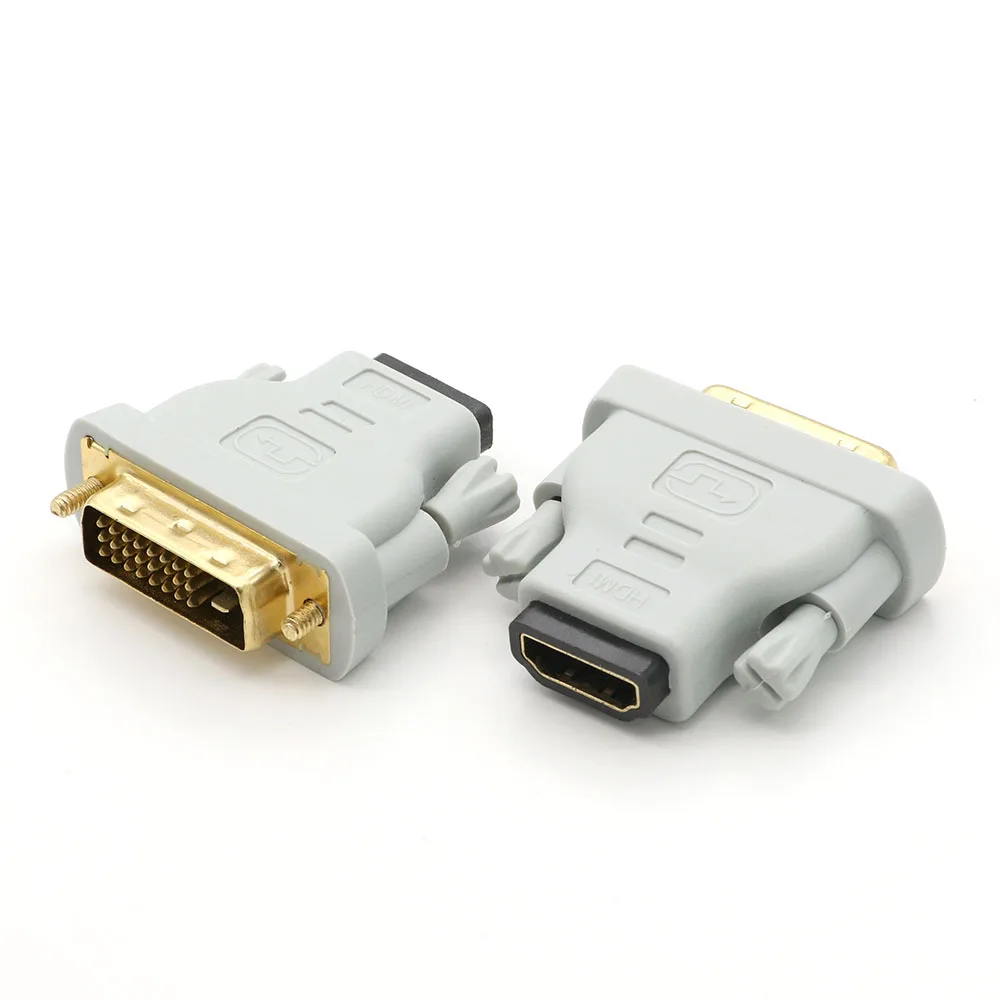 Кабели адаптеры DVI 24 + 1 HDMI штекер гнездо кабель поддержка преобразователя 1080P для